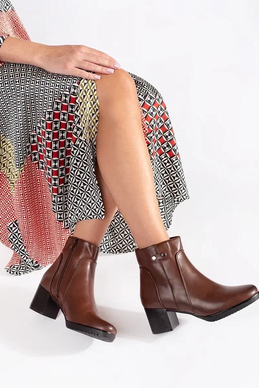 Bruine schoenen met hakken van Sergio...