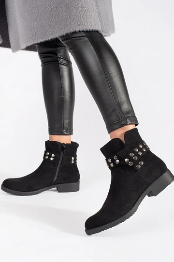 Bottines basses en daim... 2