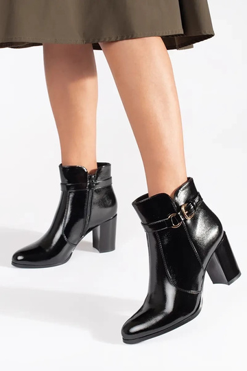 Bottes vernies noires à... 2