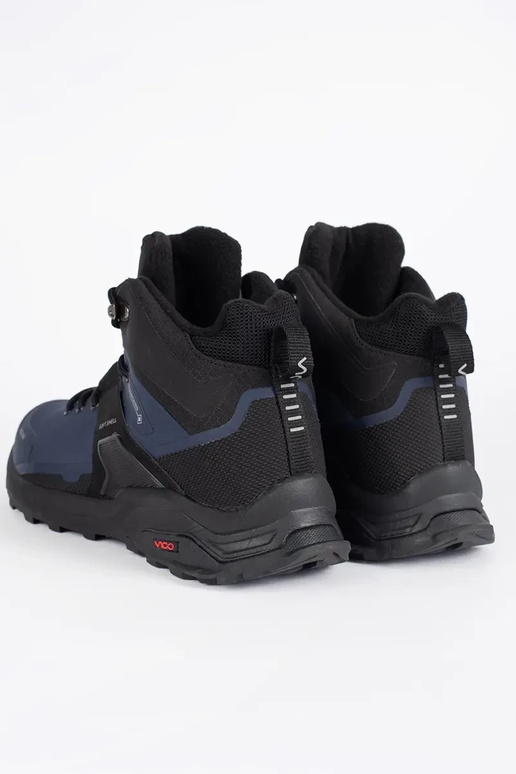 Zwarte en blauwe heren trekking schoenen Zwarte en blauwe heren trekking schoenen