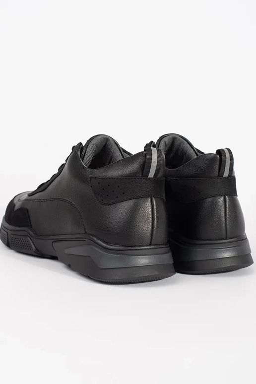 Schwarze Herren Schnürstiefel Schwarze Herren Schnürstiefel