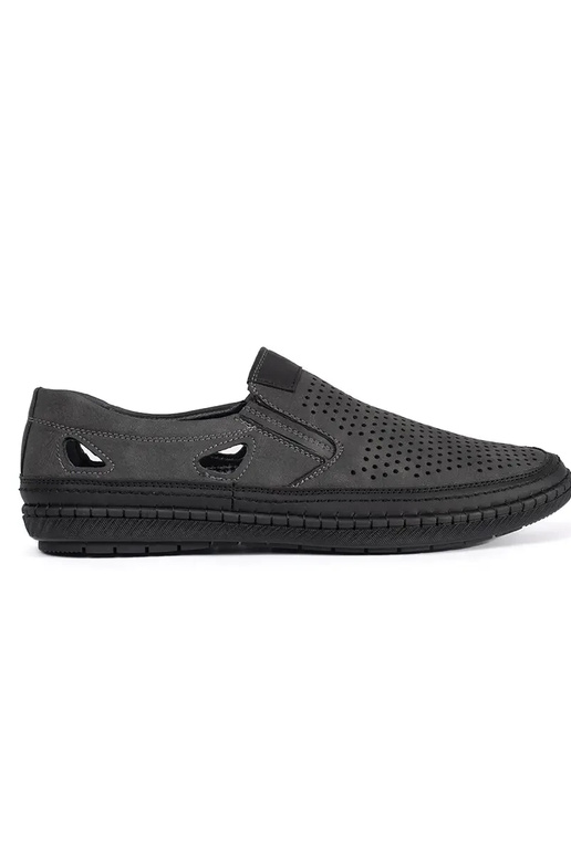 Graue Herren durchbrochene Schuhe Graue Herren durchbrochene Schuhe