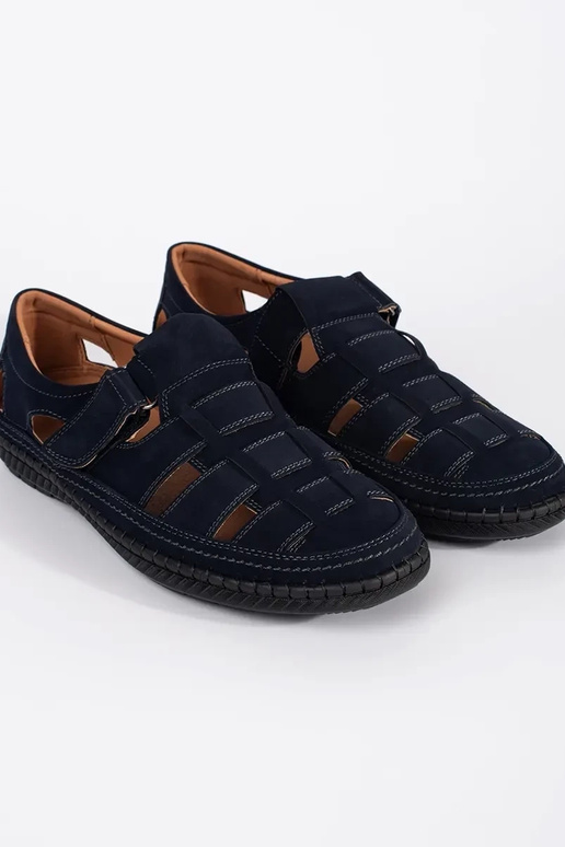 Elegante braune Herren-Halbschuhe