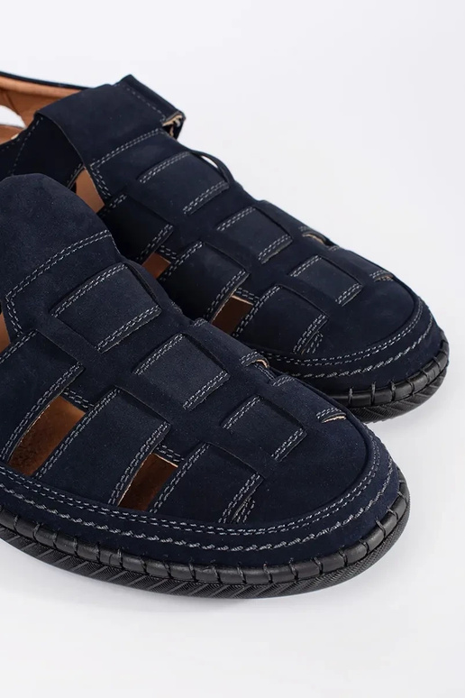 Elegante braune Herren-Halbschuhe