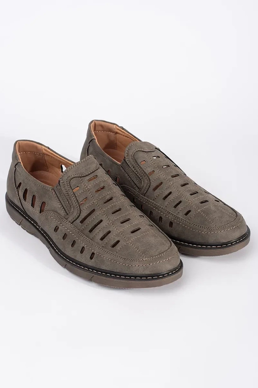 Mocassins ajourés marron pour hommes Mocassins ajourés marron pour hommes