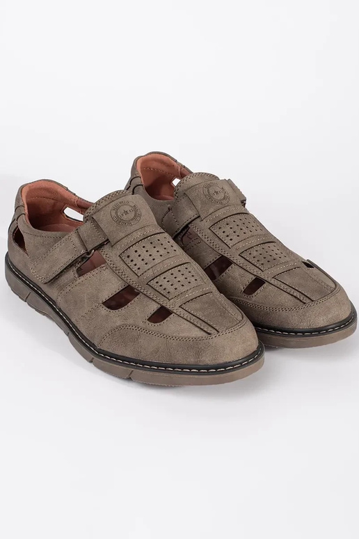 Zwarte heren sandalen