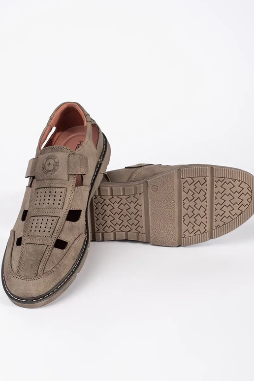 Schwarze Herren-Sandalen