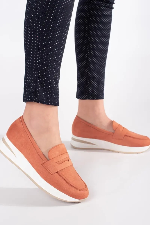 Rote High Heels aus Wildleder