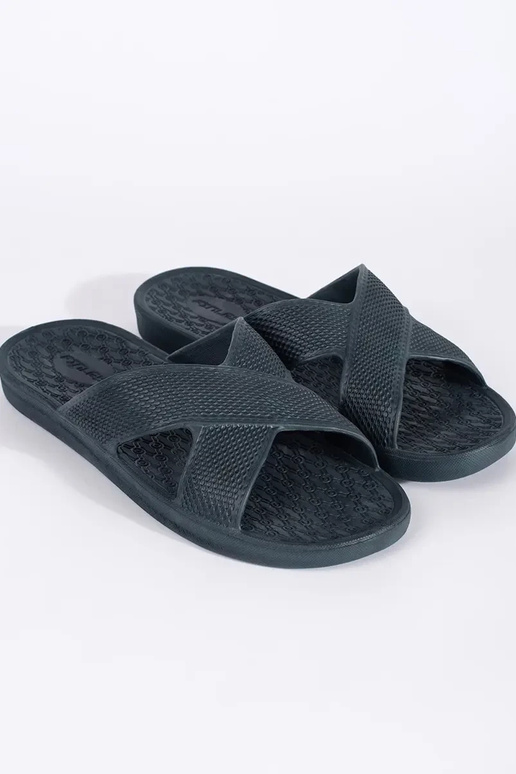 Chaussons de piscine bleus pour homme