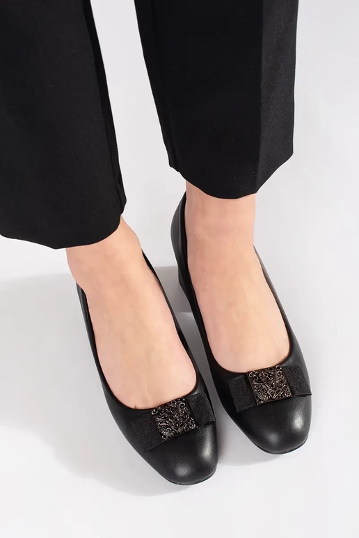 Schwarze Absatzschuhe