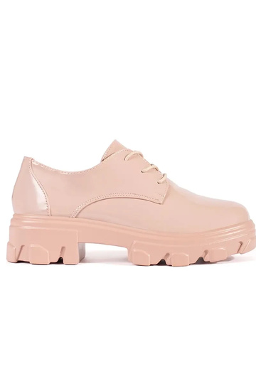 Bottines effet vernis avec...