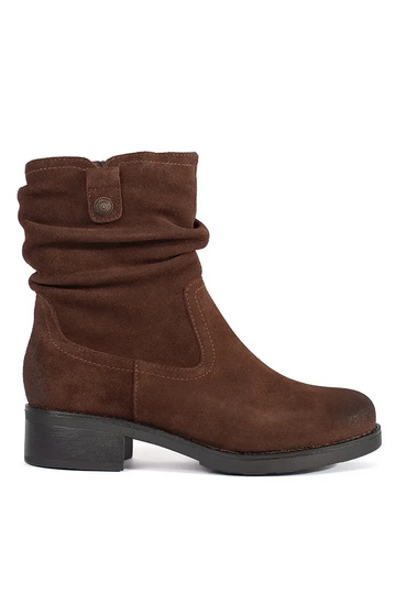 Braune Stiefeletten mit...