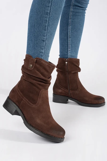 Bottines Marron En Cuir... 2