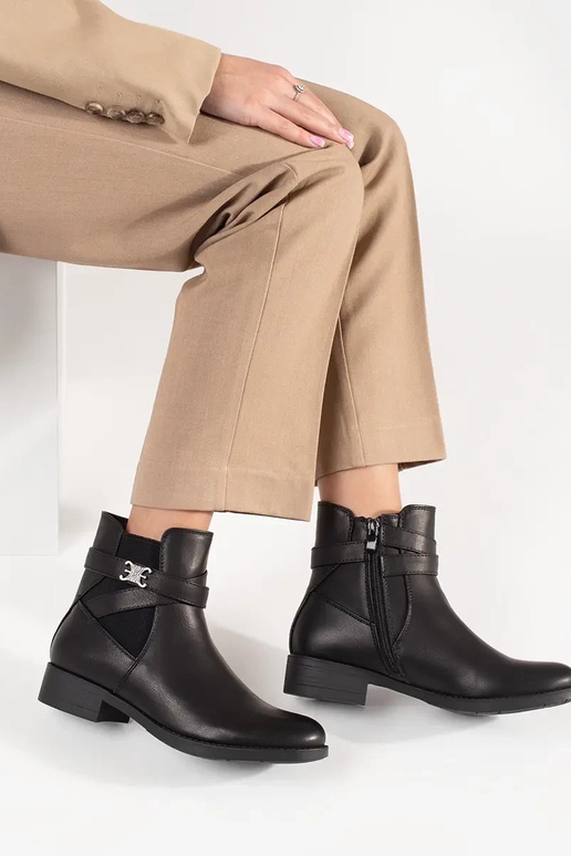 Schwarze Damenstiefel Schwarze Damenstiefel