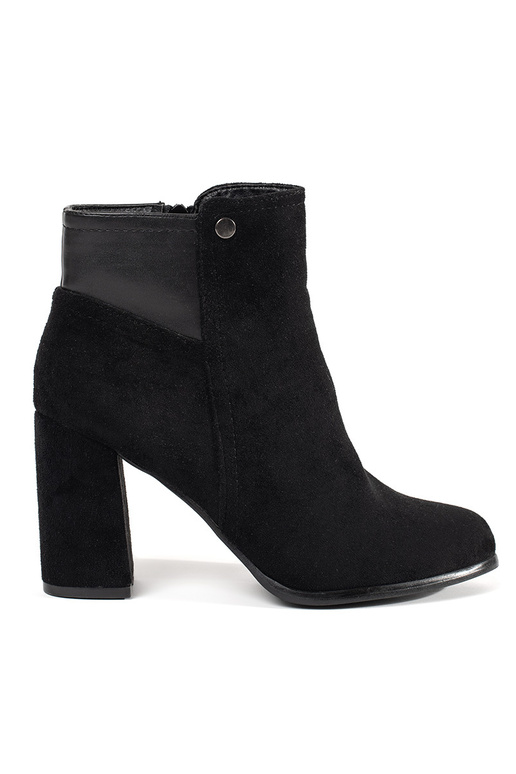 bottines en daim noires