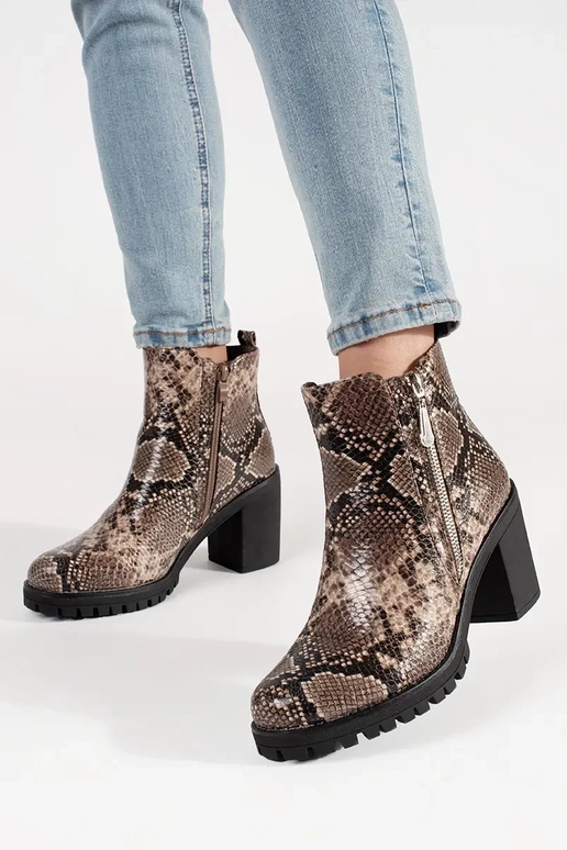 Chaussures à talons avec motif léopard Chaussures à talons avec motif léopard