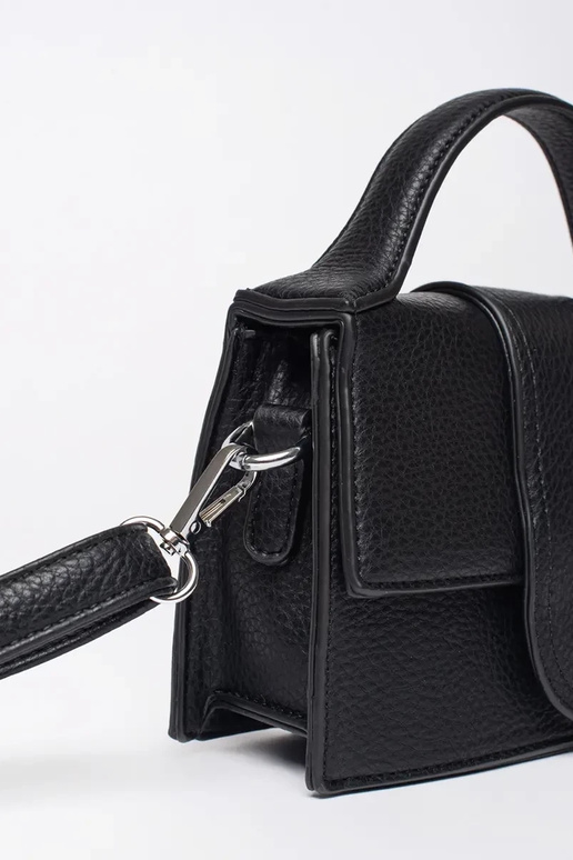 Zwarte Kleine Handtas met Handvat