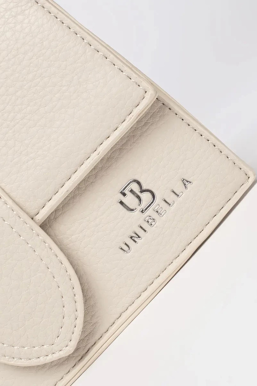 Beige kleine Tasche mit Griff