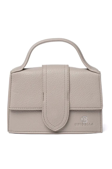 Grijze kleine handtas