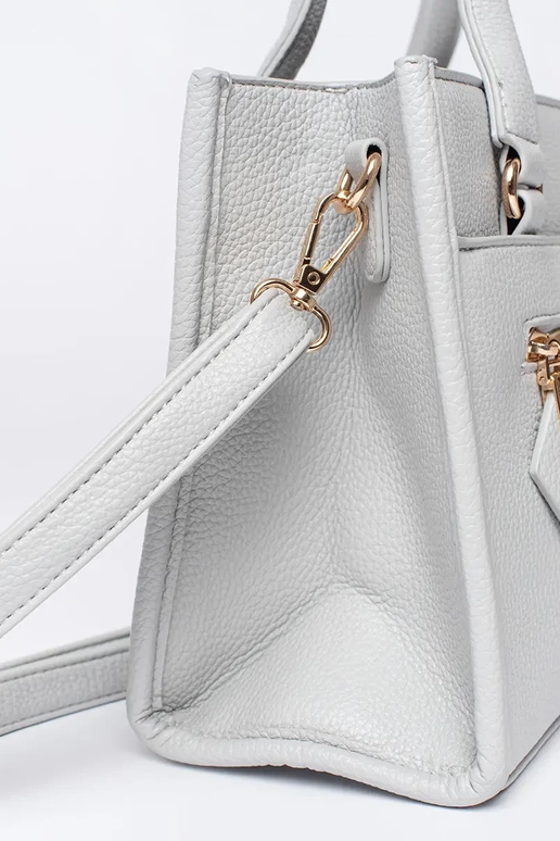 Sac avec fermeture éclair couleur grise