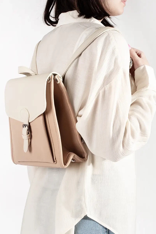 Sac à dos couleur ivoire