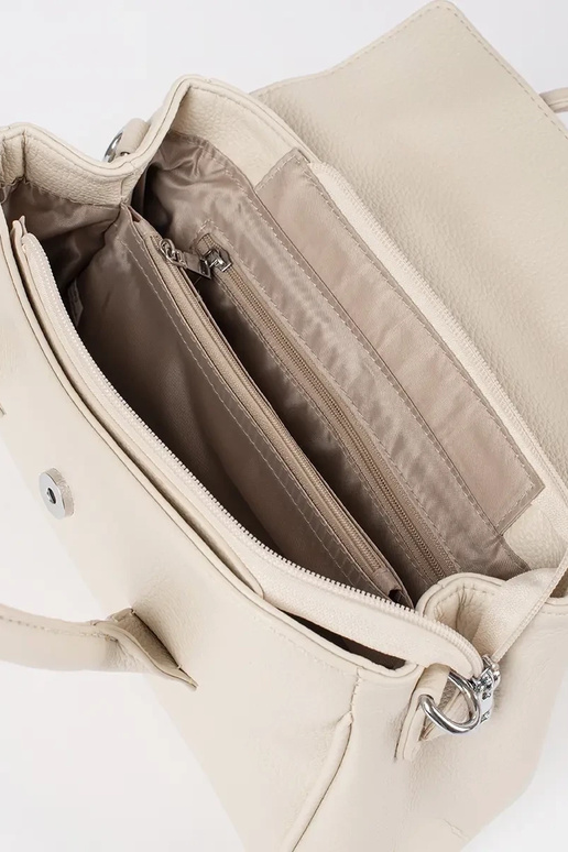 Witte Dames handtas met hengsels