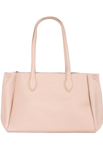 rosa Shopper aus Kunstleder