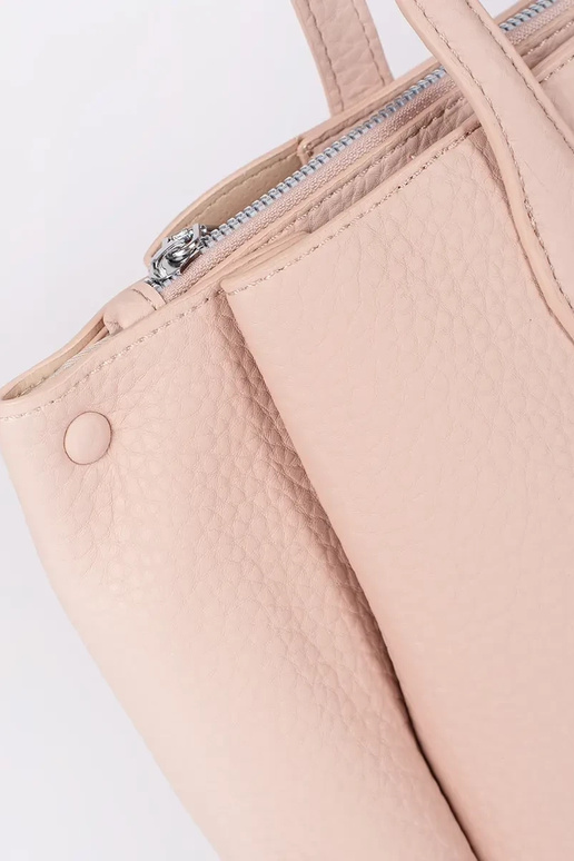 rosa Shopper aus Kunstleder rosa Shopper aus Kunstleder