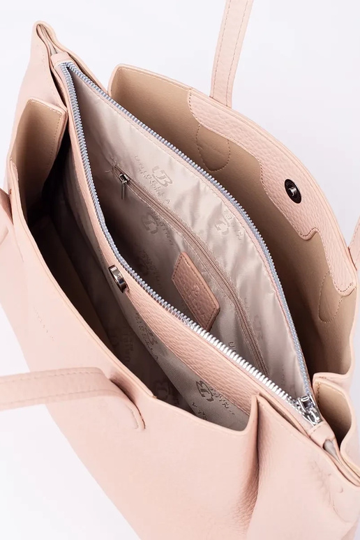 rosa Shopper aus Kunstleder rosa Shopper aus Kunstleder