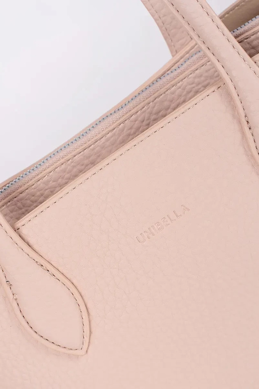 rosa Shopper aus Kunstleder rosa Shopper aus Kunstleder