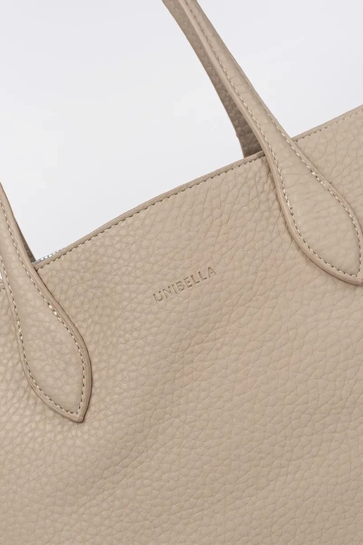 sac shopper en éco cuir couleur ivoire