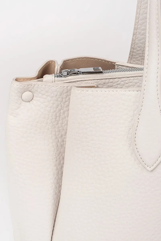 sac shopper en éco cuir couleur saumon