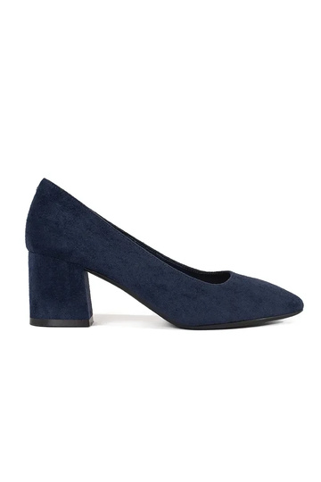 Talons hauts en daim bleu...