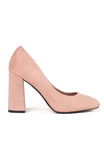Sandfarbene Wildleder High...