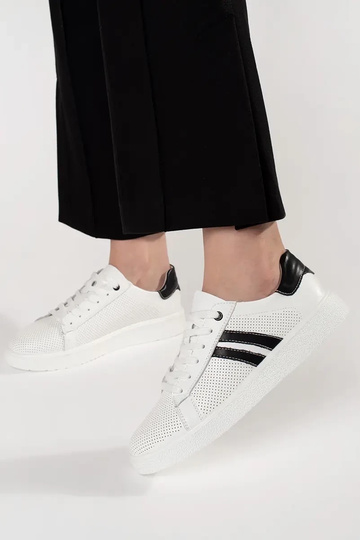 Weiße Sportliche Schuhe aus... 2