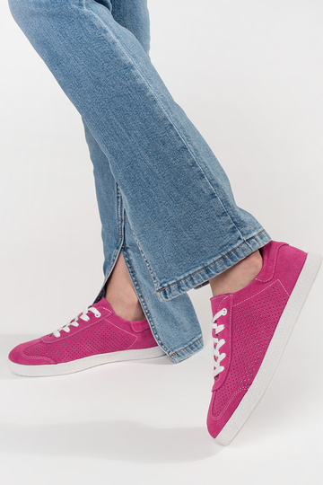 roze sneakers model met... 2