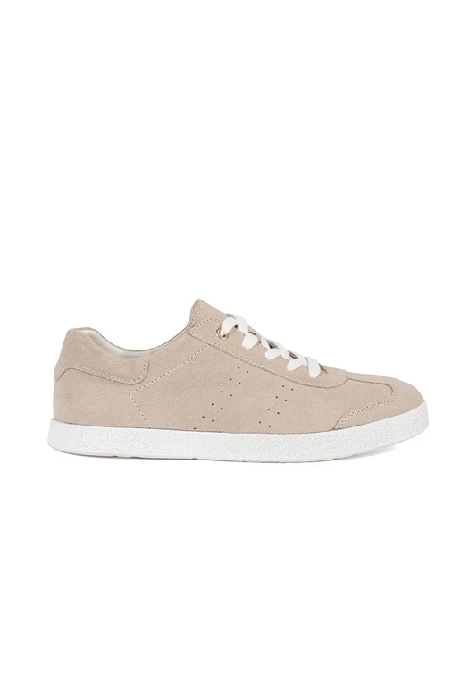 Baskets en cuir beige Baskets en cuir beige