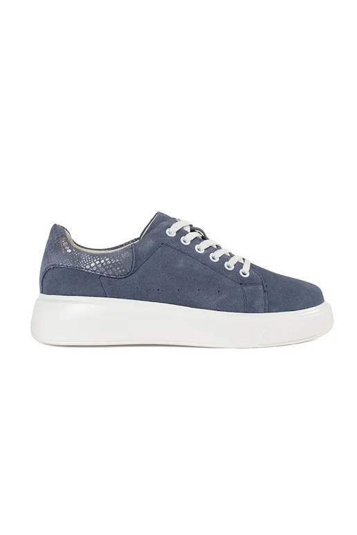 blauwe leren Sneakers model schoenen... blauwe leren Sneakers model schoenen...
