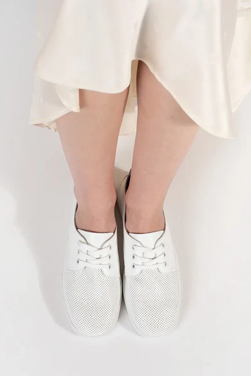 Witte ajour sportschoenen van...