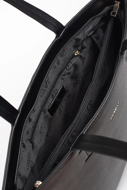 Grand sac fourre-tout noir avec clous