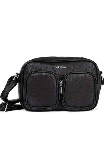 zwarte kleine tas met zakken