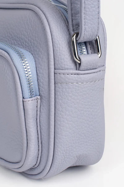 Violette kleine Handtasche mit Taschen