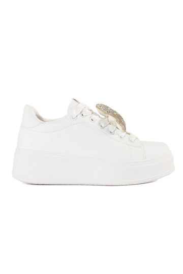 Weiße Sneakers mit...