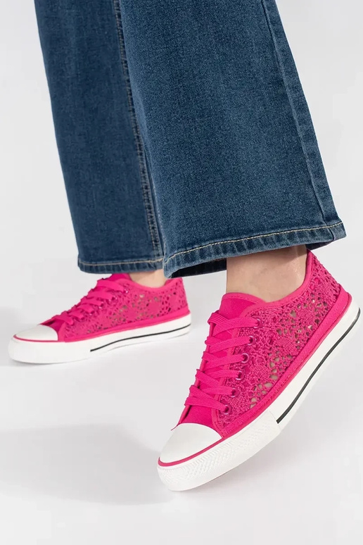 Rosa durchbrochene Schuhe Rosa durchbrochene Schuhe