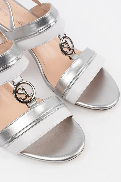 Dames sandalen met hoge hak parel... Dames sandalen met hoge hak parel...