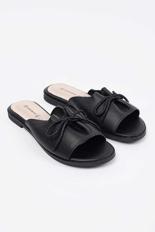 Chaussons noirs avec nœud Chaussons noirs avec nœud