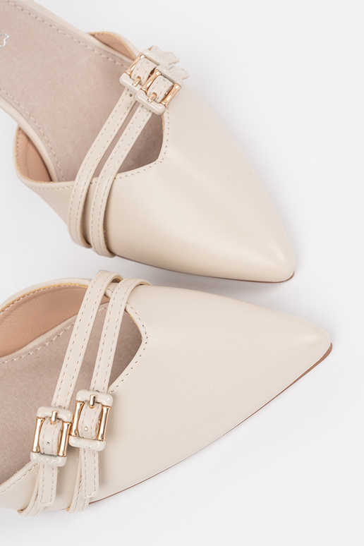 Escarpins couleur ivoire