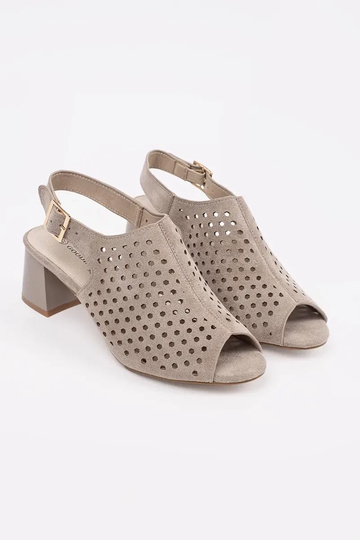 sandalen in zandkleur op... 2