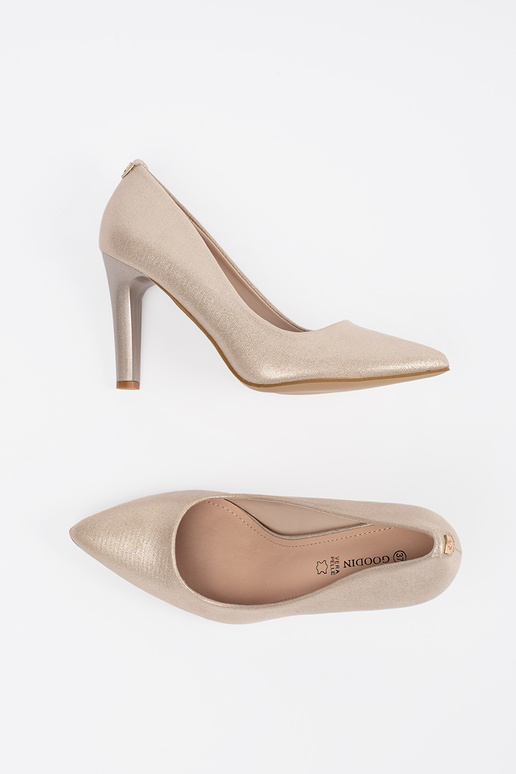 Zand Glanzende Hakken