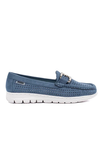 mocassins blauw met...
